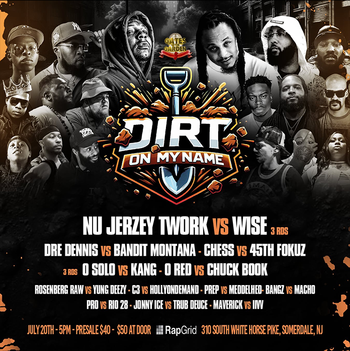 Rap Battle League Event | Gates Of The Garden Presents: Dirt On My
